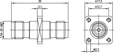 100023831 Telegärtner Koaxial Adapter Bild 2