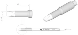 C245061 JBC Soldering tips, desoldering tips and hot air nozzles