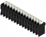 Leiterplattenklemme, 14-polig, RM 3.5 mm, 0,13-1,5 mm², 12 A, Federklemmanschluss, schwarz, 1870760000