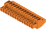 Buchsenleiste, 14-polig, RM 5 mm, abgewinkelt, orange, 1958060000