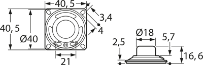 LSM-40A/SQ EKULIT Akustische Signalgeber Bild 2