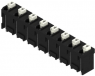 Leiterplattenklemme, 8-polig, RM 7.5 mm, 0,13-1,5 mm², 12 A, Federklemmanschluss, schwarz, 1870340000