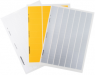 Polyester Laser-Etikett, (L x B) 12.7 x 30.5 mm, weiß, DIN-A4-Bogen mit 110 Stk