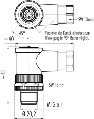 99 0429 161 04 binder Sensor-Aktor Rundsteckverbinder Bild 2