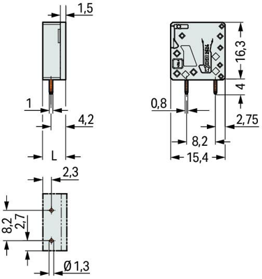 2624-3101/000-016 WAGO Leiterplattenklemmen Bild 2