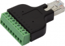 Modular Adapter RJ45 auf 8 pin Screw Terminal Verbinder