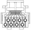 216005-1 AMP Modularsteckverbinder