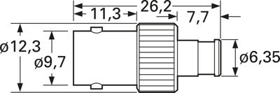 100023686 Telegärtner Koaxial Adapter Bild 2