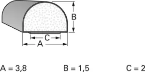 DHR3,8X1,5NI-N2V0-1,0M MTC Gehäusezubehör