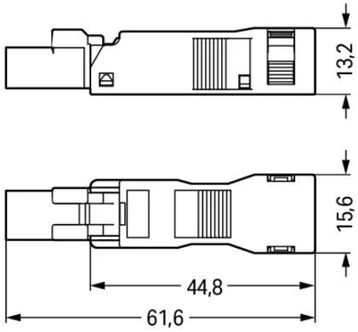 890-112 WAGO Gerätesteckverbinder Bild 2