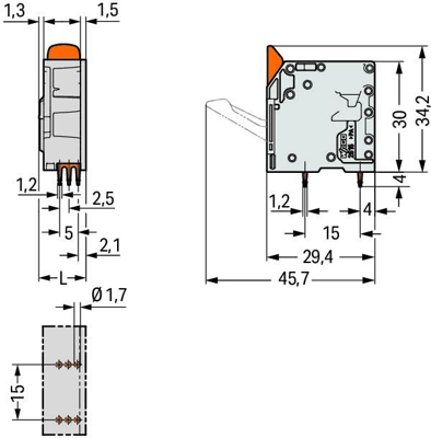 2616-3101 WAGO Leiterplattenklemmen Bild 2