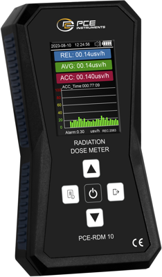 PCE-RDM 10 PCE Instruments Luxmeter, Schallpegelmesser, Magnetfeldtester Bild 1