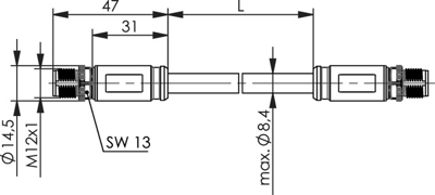 100017141 Telegärtner Sensor-Aktor Kabel Bild 2