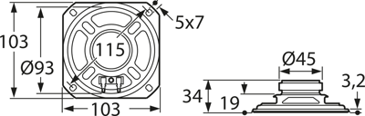 LSM-104F/SQ EKULIT Akustische Signalgeber Bild 2