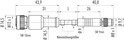 77 3430 3405 50003-0200 binder Sensor-Aktor Kabel Bild 2