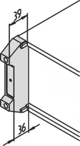 24576-393 SCHROFF Gehäusezubehör