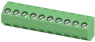 Leiterplattenklemme, 10-polig, RM 5.08 mm, 0,14-1,5 mm², 12 A, Schraubanschluss, grün, 1877562