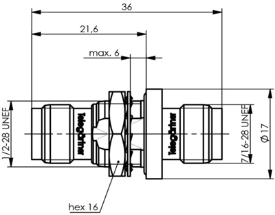 100023836 Telegärtner Koaxial Adapter Bild 2