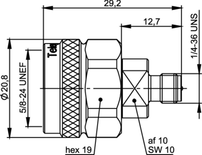 100024216 Telegärtner Koaxial Adapter Bild 2