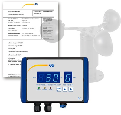 PCE-WSAC 50-211 PCE Instruments Anemometer, Gas- und Druckmessgeräte Bild 1