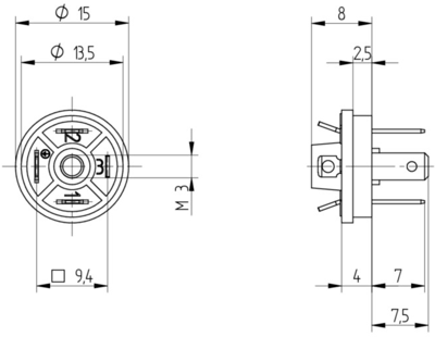 933113100 Hirschmann Automation and Control Ventilsteckverbinder Bild 2