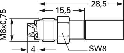 100027730 Telegärtner Koaxialsteckverbinder