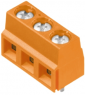 Leiterplattenklemme, 6-polig, RM 5.08 mm, 0,08-1,5 mm², 15 A, Schraubanschluss, orange, 1912570000