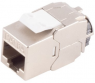 RJ45 Keystone, Cat 6A, Buchse auf Kabel, gerade, BS08-10032