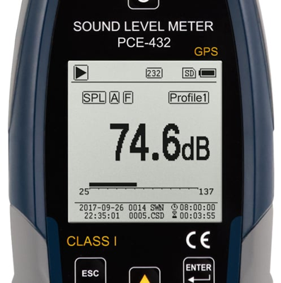 PCE-432-SC 09 PCE Instruments Luxmeter, Schallpegelmesser, Magnetfeldtester Bild 4