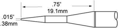 TCP-CNP1 METCAL Lötspitzen, Entlötspitzen und Heißluftdüsen