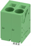 Leiterplattenklemme, 2-polig, RM 10 mm, 0,75-16 mm², 76 A, Federklemmanschluss, grün, 1735875