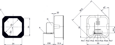 3-132-516 SCHURTER Piezotaster Bild 2