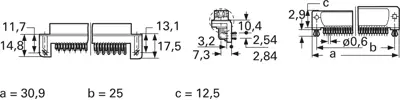 09661536611 Harting D-Sub Steckverbinder Bild 2