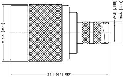 122493 Amphenol RF Koaxialsteckverbinder