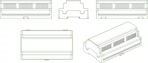 449-370-50 apra DIN-Rail Enclosures