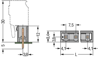 231-241/001-000 WAGO PCB Connection Systems Image 2