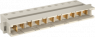 Messerleiste, Typ H11, 11-polig, b, RM 5.08 mm, Flachstecker, gerade, versilbert, 233226