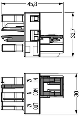 770-977/076-000 WAGO Gerätesteckverbinder Bild 3