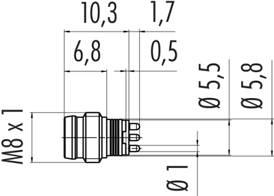 86 6819 0000 00703 binder Sensor-Actuator Connectors Image 2