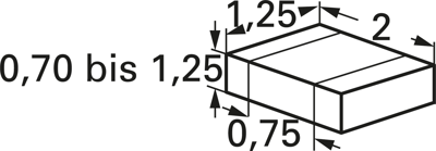 C0805X105K4RAC7800 Kemet Keramik Kondensatoren Bild 2