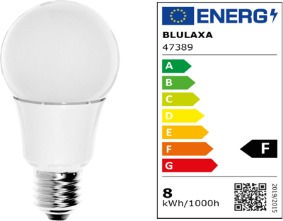 47389 BLULAXA Lampen, Leuchtmittel