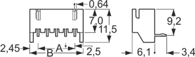 S2B-XH-A (LF)(SN) JST Steckverbindersysteme Bild 2