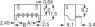 Stiftleiste, 3-polig, RM 2.5 mm, abgewinkelt, weiß, S3B-XH-A (LF)(SN)