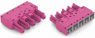 Buchse, 5-polig, Federklemmanschluss, 0,5-4,0 mm², pink, 770-285/082-000
