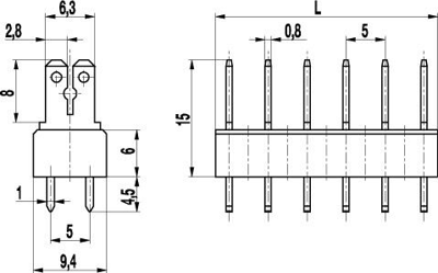 50870910 Weco Flachstecker Bild 2