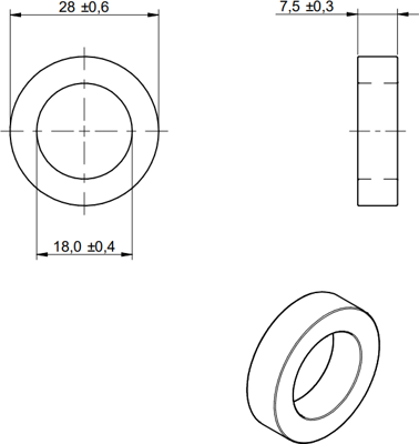 742701110 Würth Elektronik eiSos Ferrit-Kabelkerne Bild 2