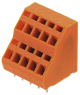 Leiterplattenklemme, 16-polig, RM 5.08 mm, 0,13-2,5 mm², 10 A, Federklemmanschluss, orange, 1764870000