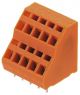 Leiterplattenklemme, 18-polig, RM 5.08 mm, 0,13-2,5 mm², 10 A, Federklemmanschluss, orange, 1764880000