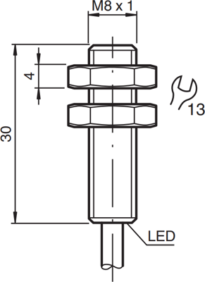 NXB2-8GM30-E2 PEPPERL+FUCHS Näherungsschalter, Reedschalter Bild 2