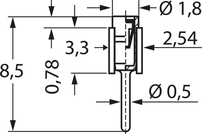 10041097 Fischer Elektronik Halbleiterfassungen, Halterungen Bild 2